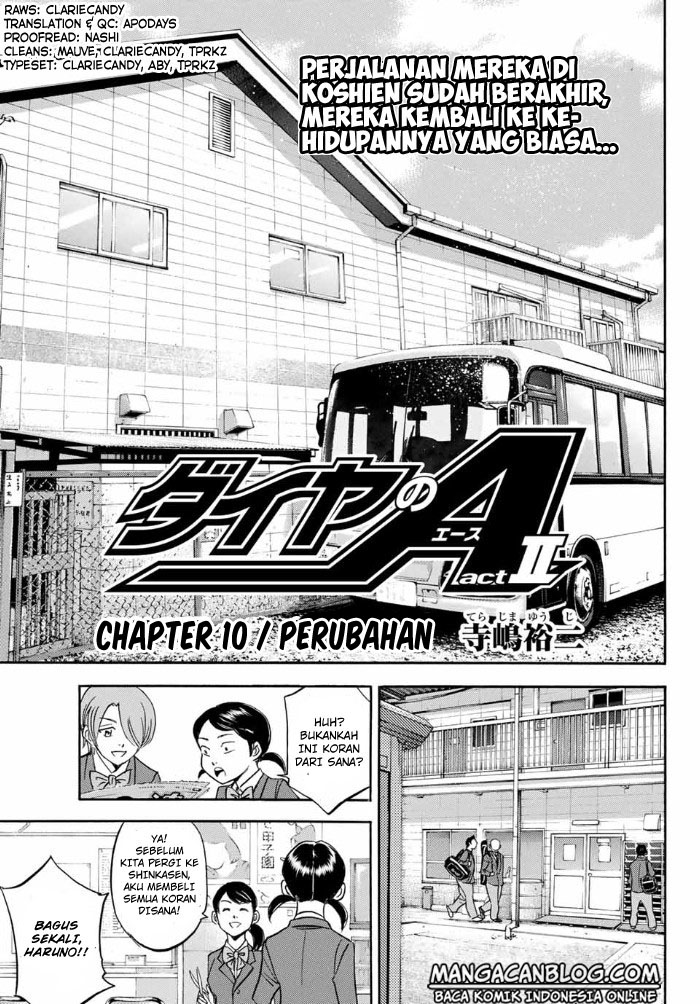 Diamond no Ace Act 2 Bab 10 halaman 3
