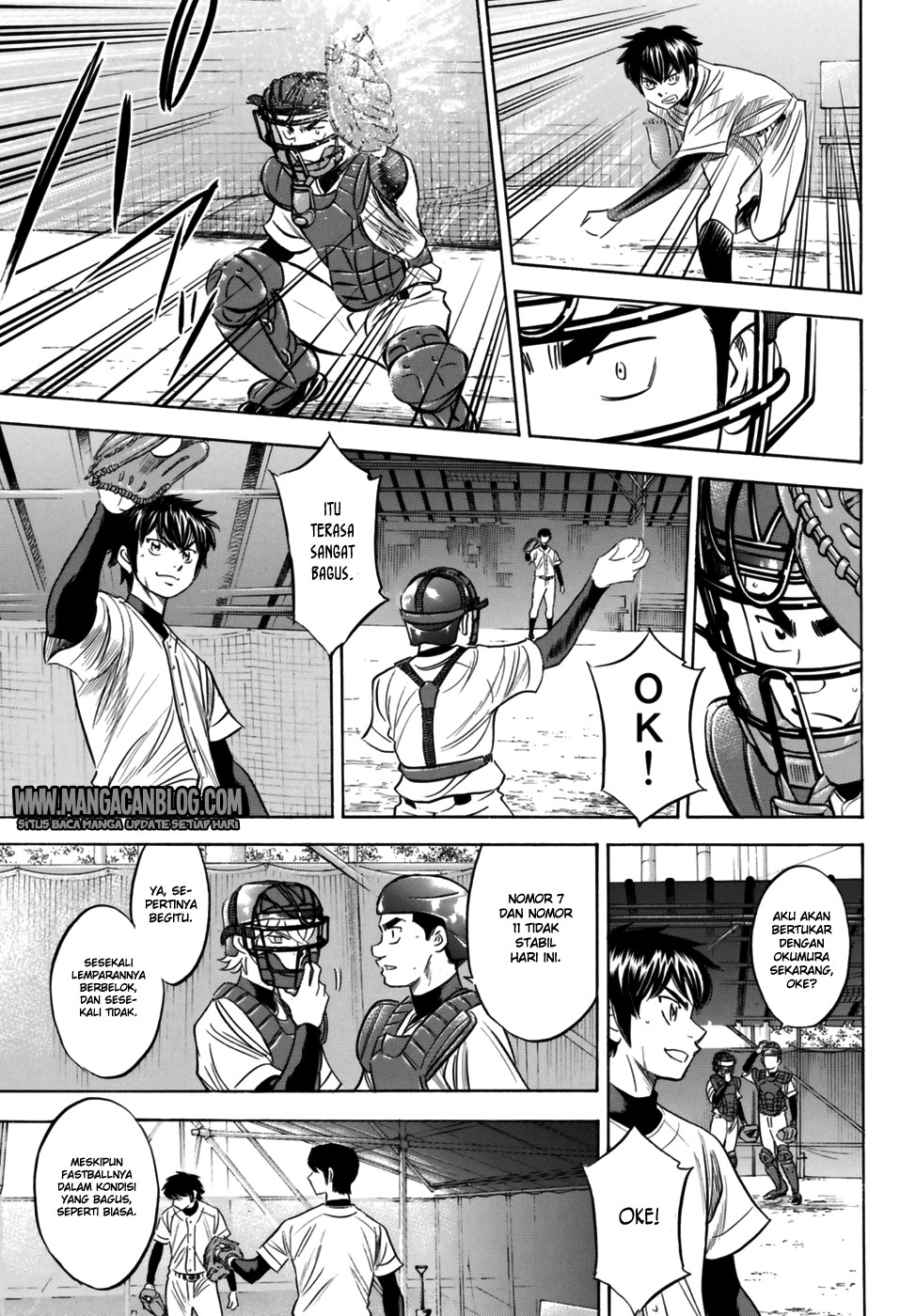 Diamond no Ace Act 2 chapter 100 halaman 4