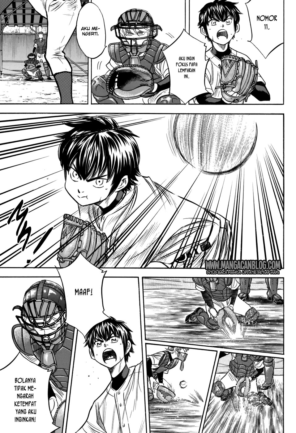Diamond no Ace Act 2 chapter 100 halaman 6