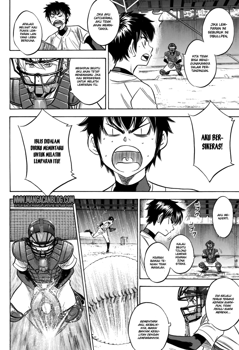 Diamond no Ace Act 2 chapter 100 halaman 7