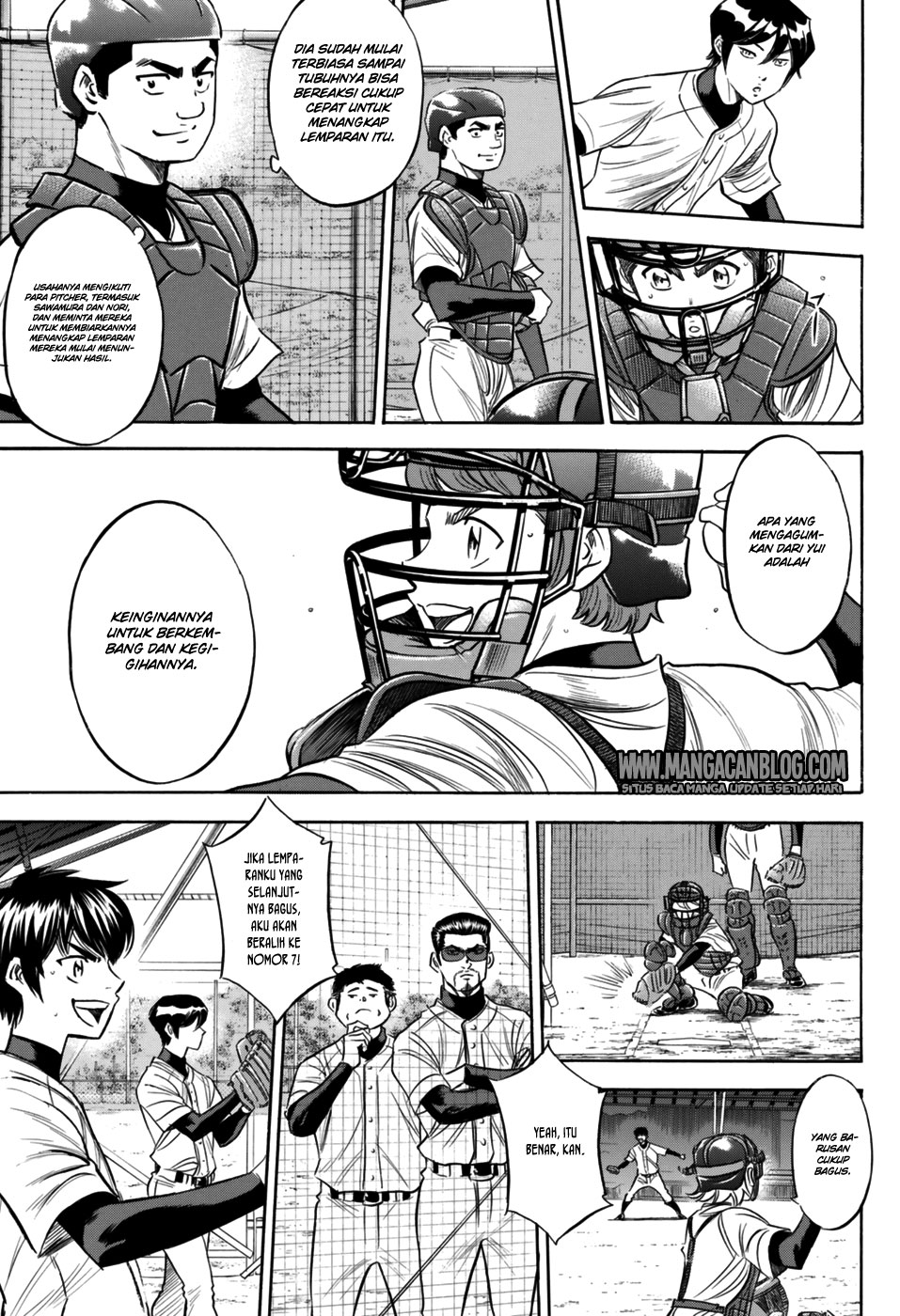 Diamond no Ace Act 2 chapter 100 halaman 8