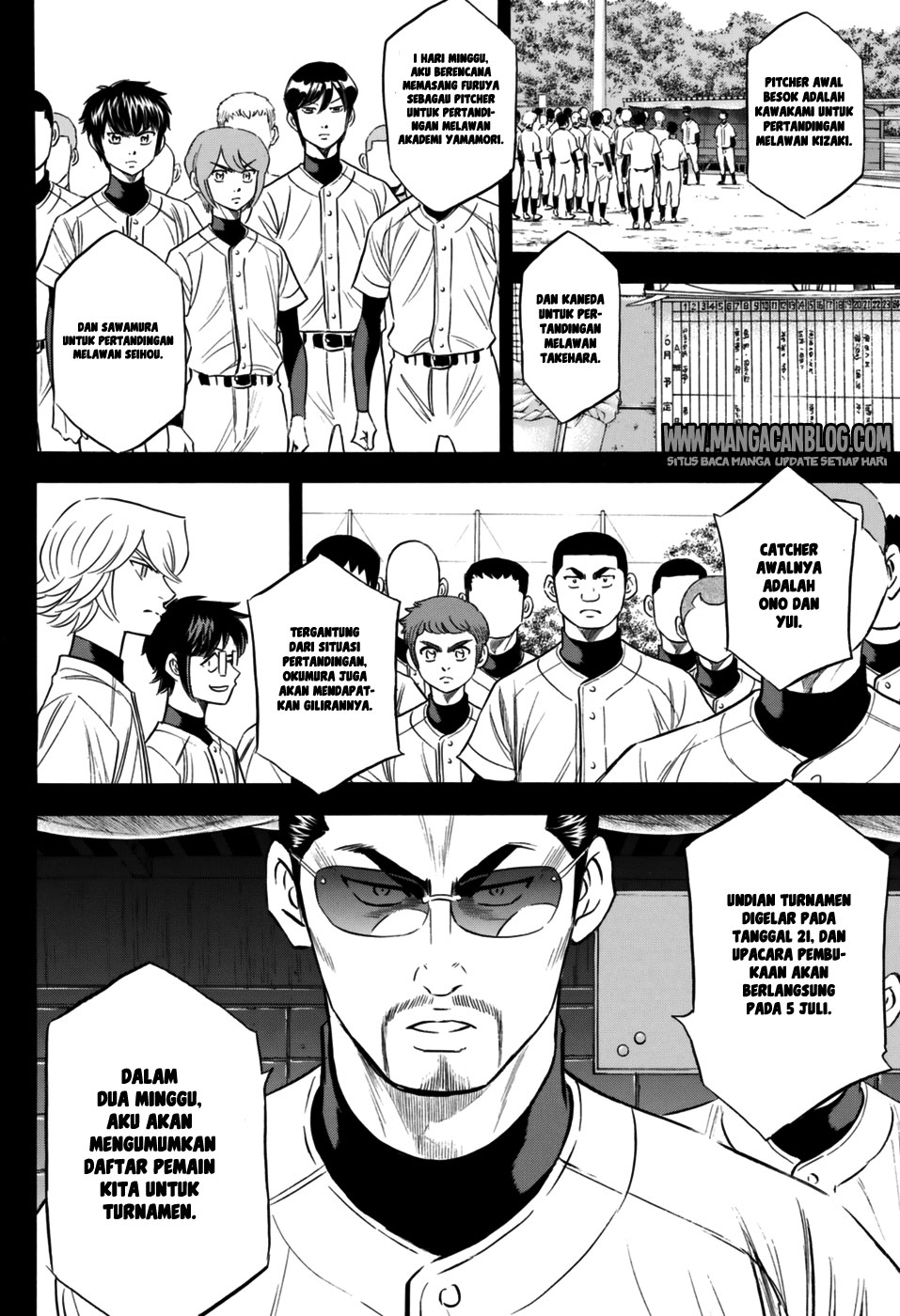Diamond no Ace Act 2 chapter 100 halaman 9