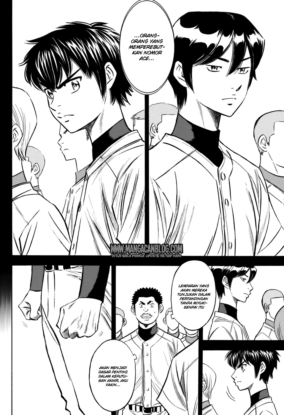 Diamond no Ace Act 2 chapter 100 halaman 11