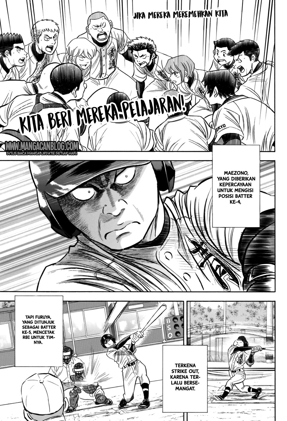 Diamond no Ace Act 2 chapter 100 halaman 16