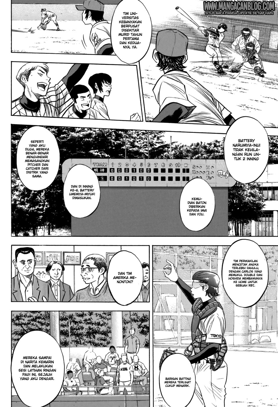 Diamond no Ace Act 2 chapter 100 halaman 19