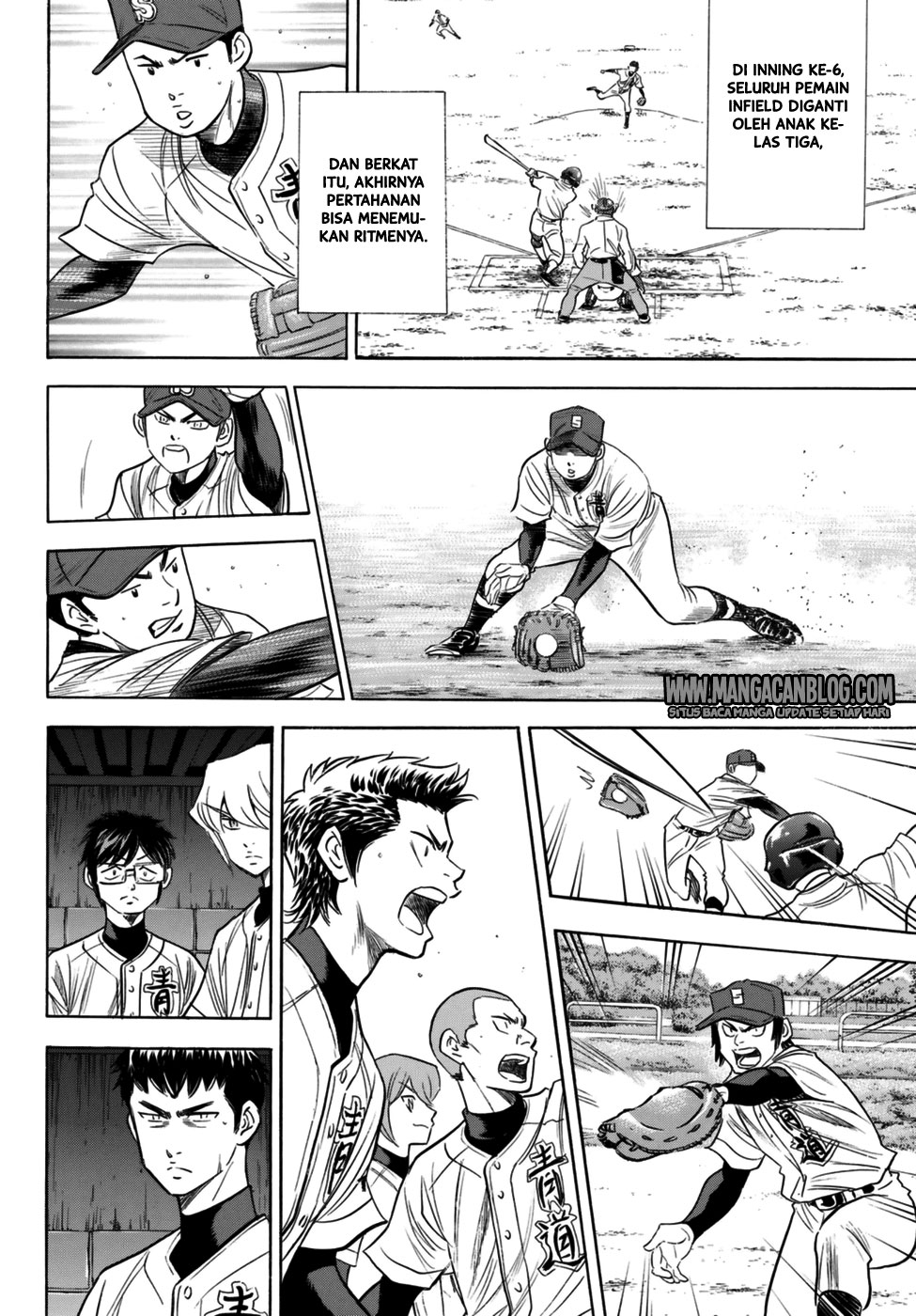 Diamond no Ace Act 2 Bab 101 halaman 16