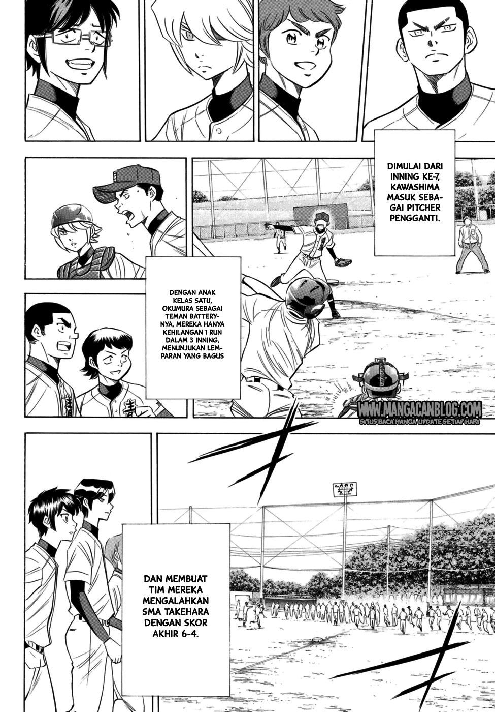 Diamond no Ace Act 2 Bab 101 halaman 18