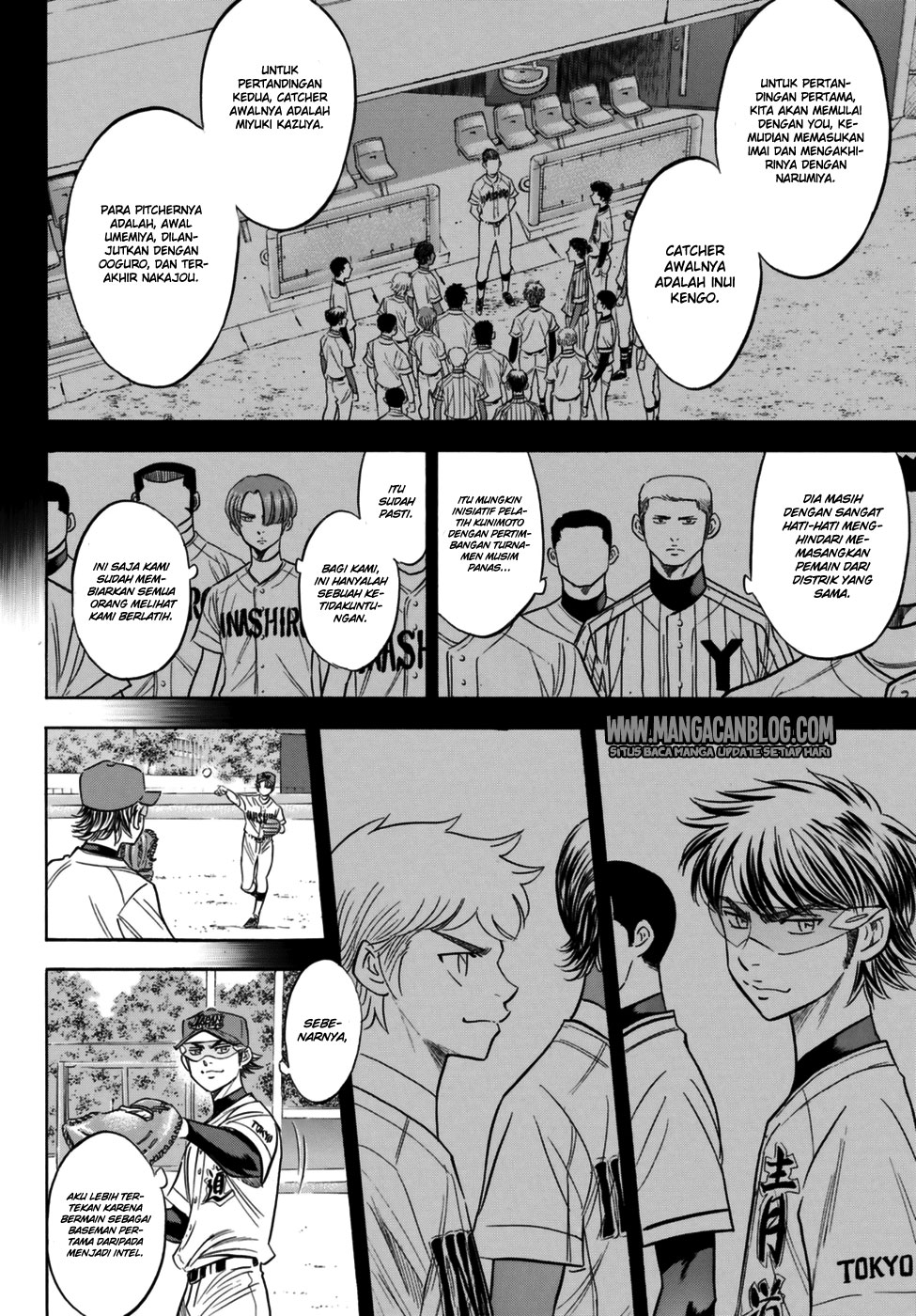 Diamond no Ace Act 2 Bab 102 halaman 15