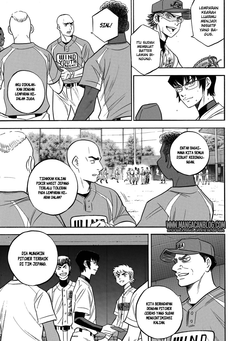Diamond no Ace Act 2 chapter 103 halaman 9
