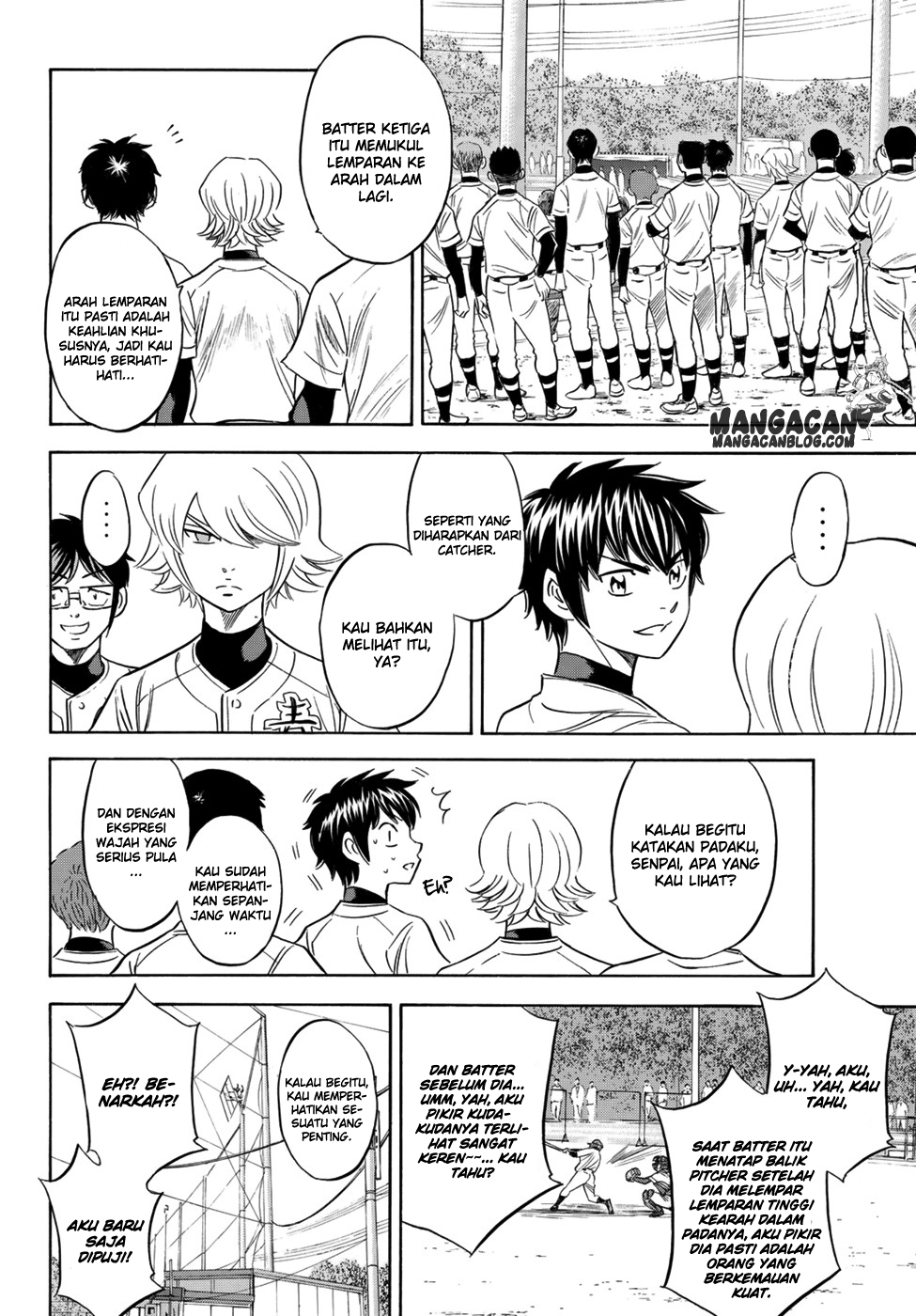 Diamond no Ace Act 2 chapter 104 halaman 18