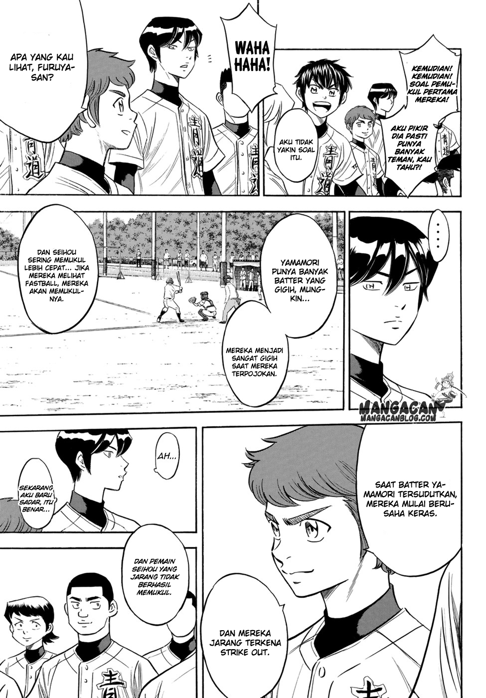 Diamond no Ace Act 2 chapter 104 halaman 19