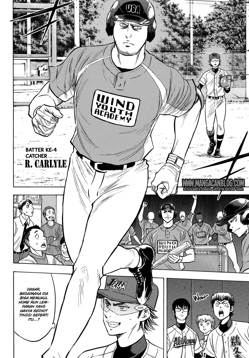 Diamond no Ace Act 2 Bab 105 halaman 9