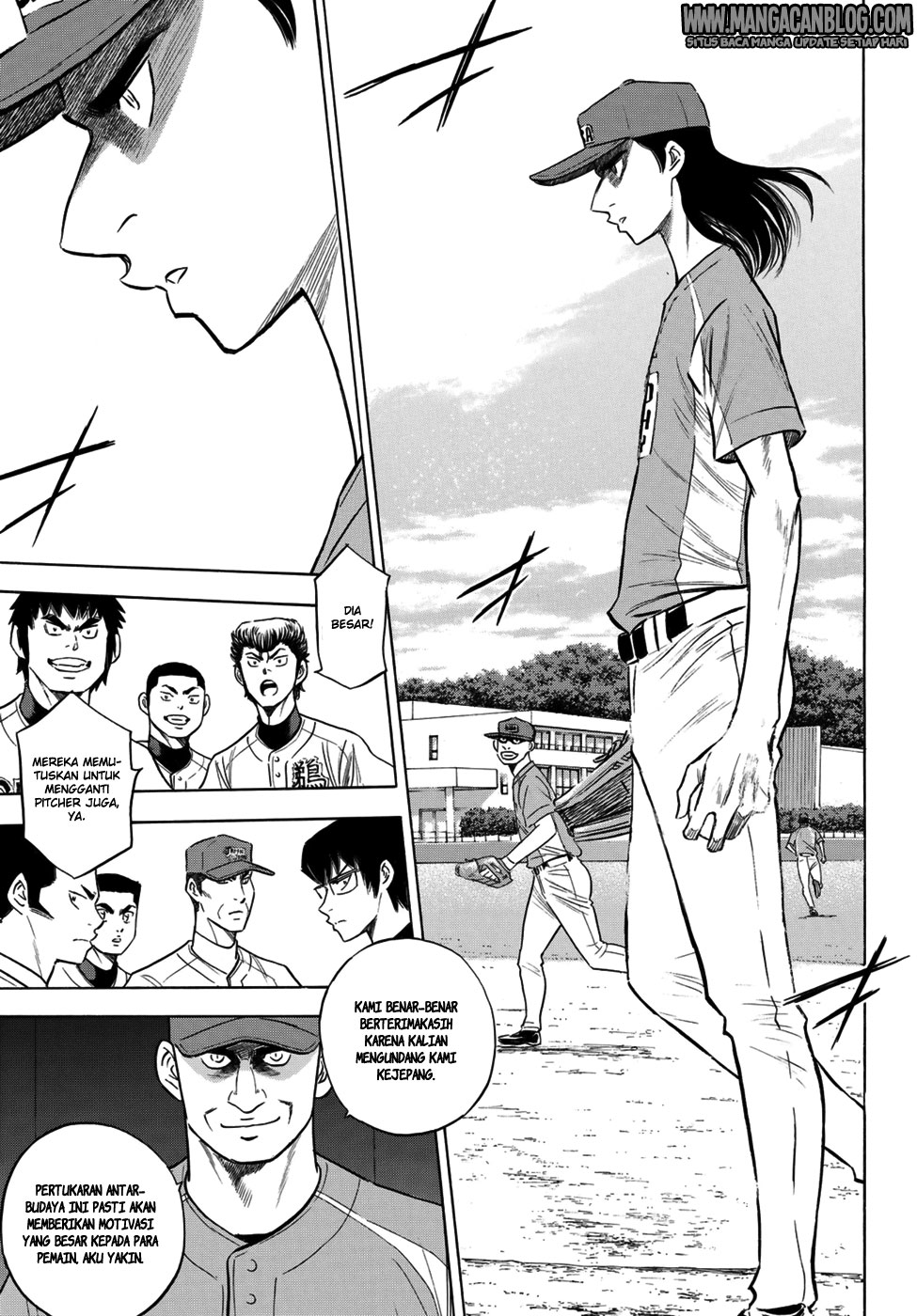 Diamond no Ace Act 2 Bab 105 halaman 14