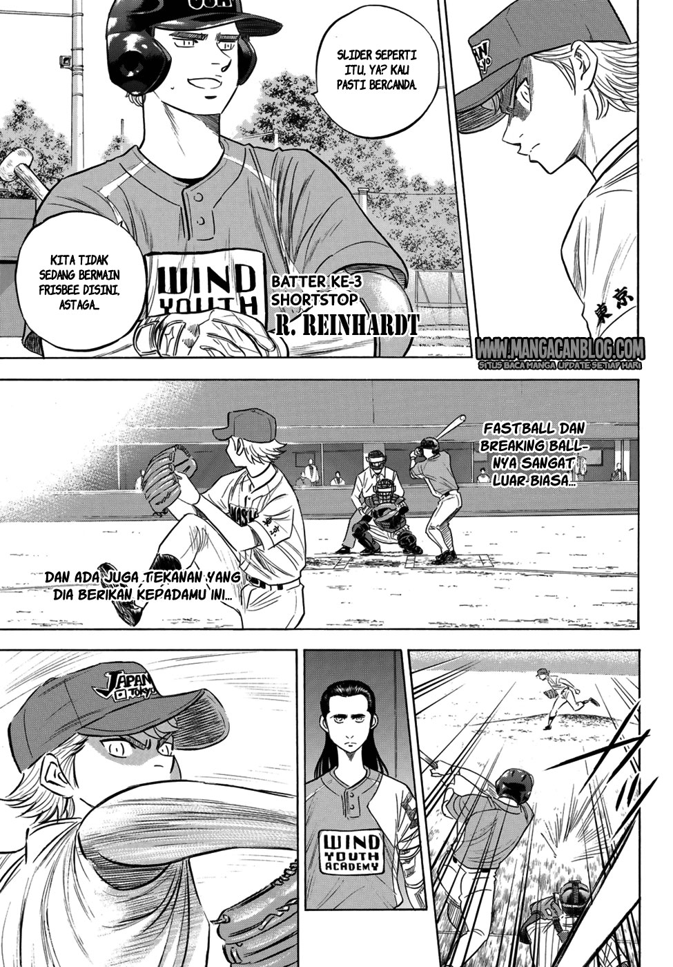 Diamond no Ace Act 2 Bab 107 halaman 4