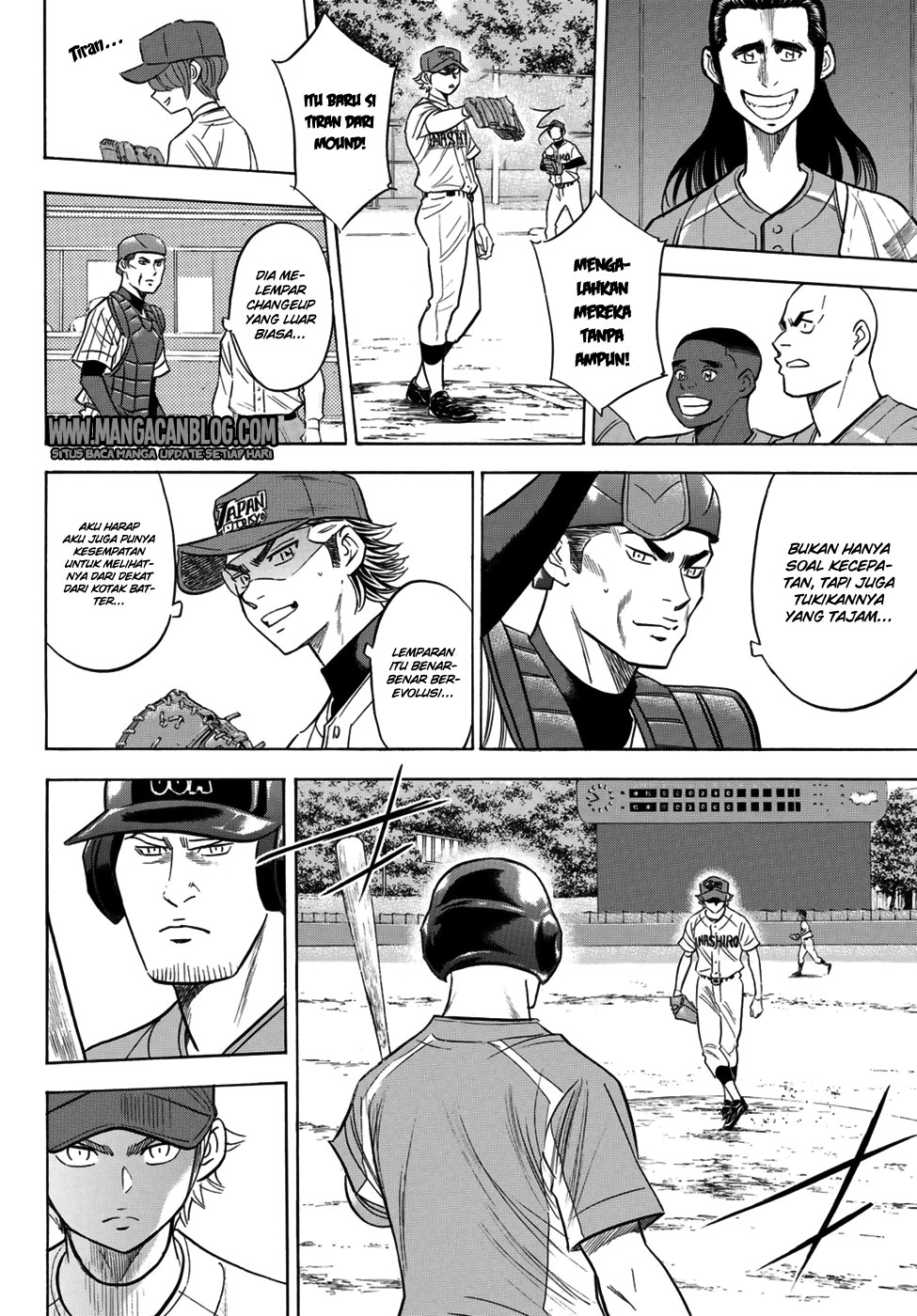Diamond no Ace Act 2 Bab 107 halaman 7