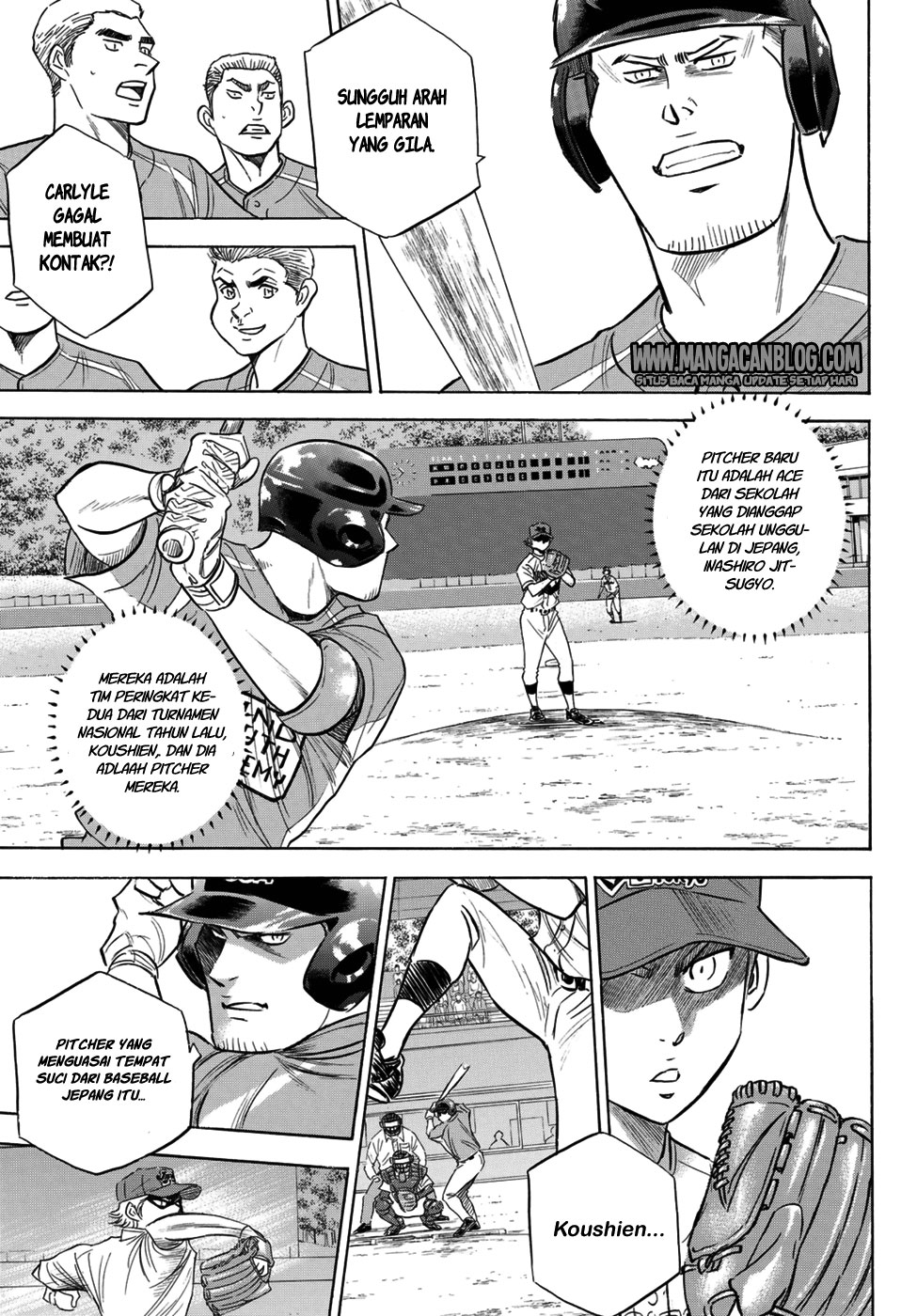 Diamond no Ace Act 2 Bab 107 halaman 12