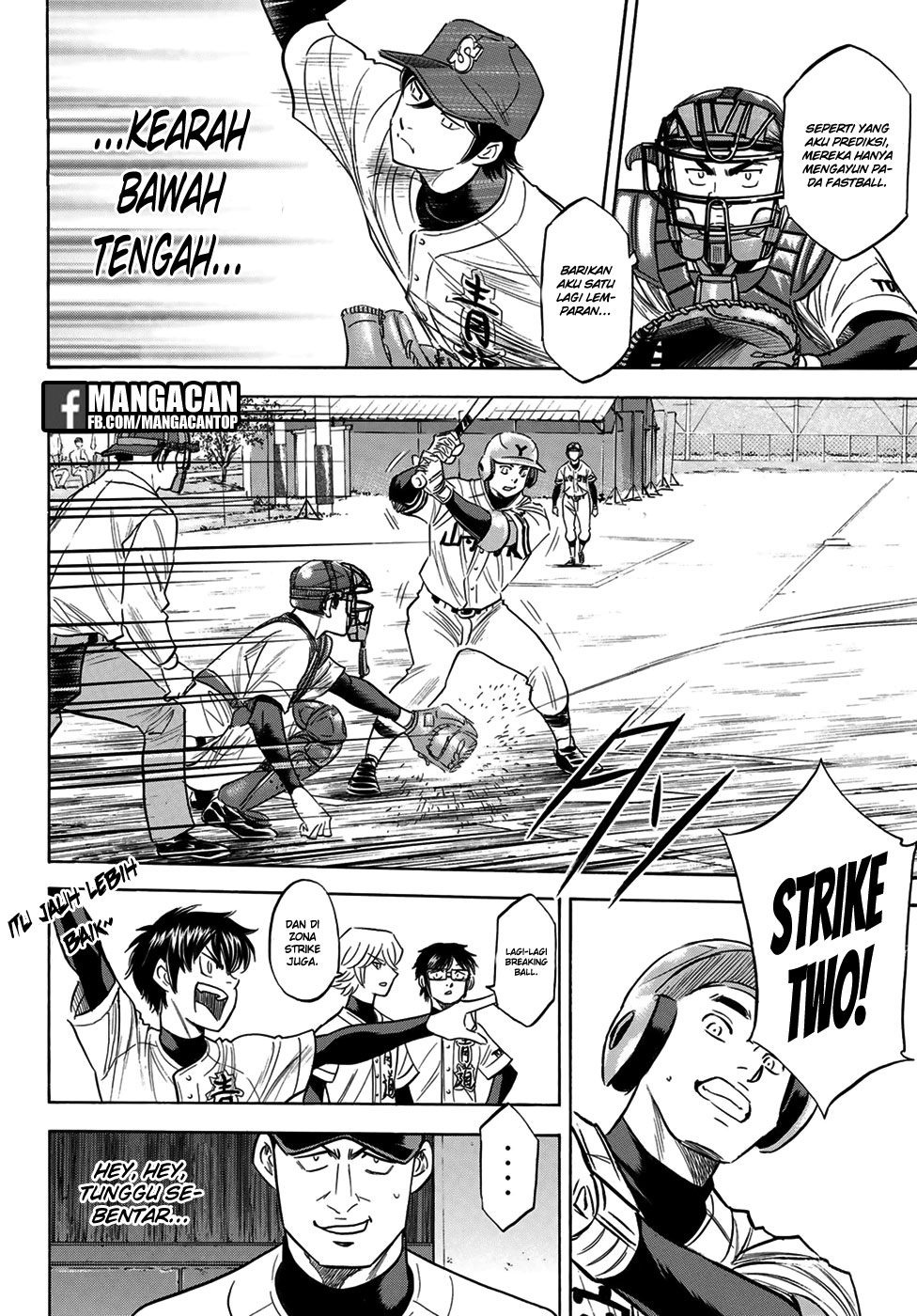 Diamond no Ace Act 2 chapter 110 halaman 4