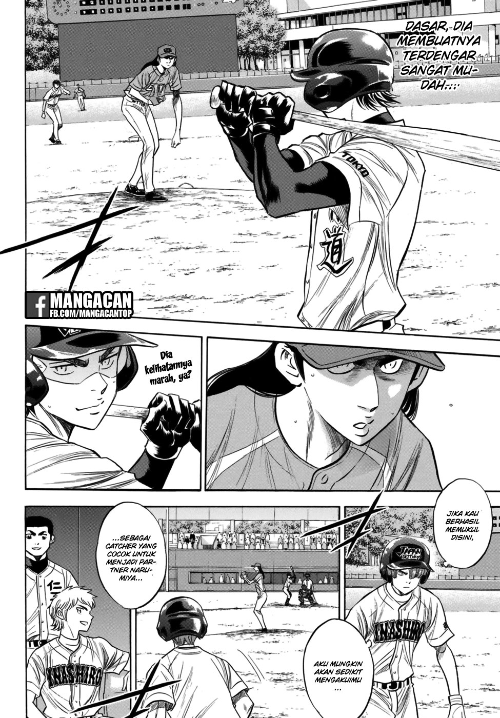 Diamond no Ace Act 2 Bab 113 halaman 14