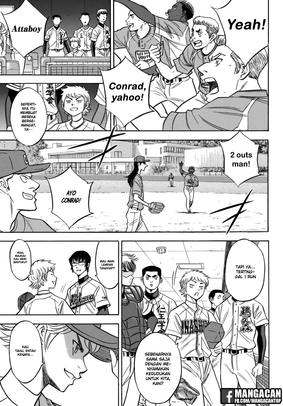 Diamond no Ace Act 2 Bab 113 halaman 19