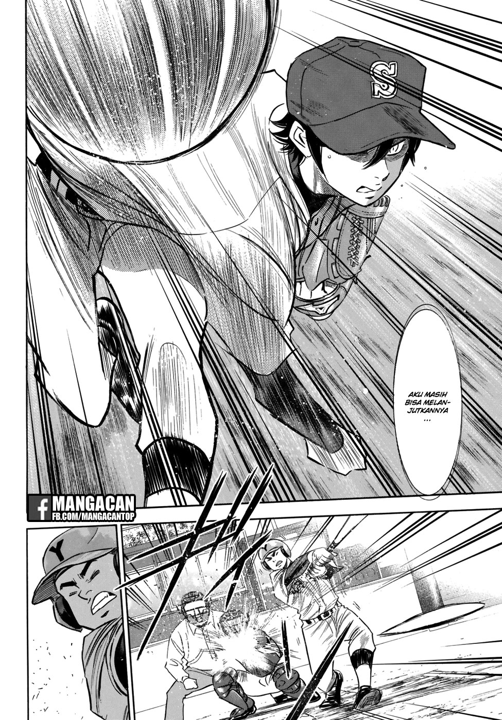 Diamond no Ace Act 2 Bab 117 halaman 4