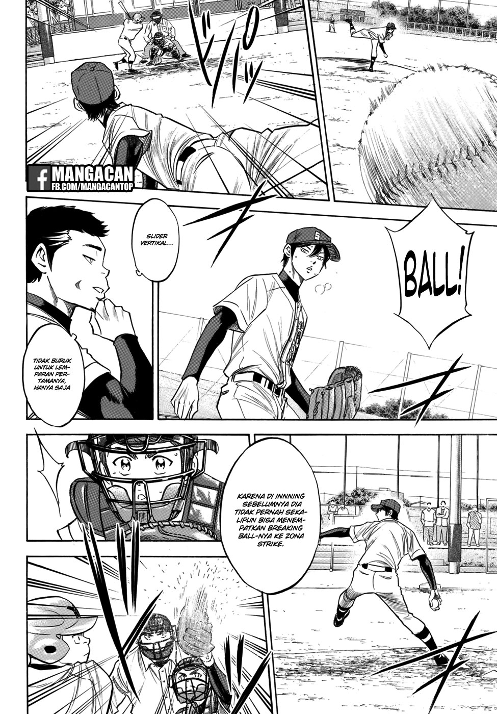 Diamond no Ace Act 2 Bab 117 halaman 8