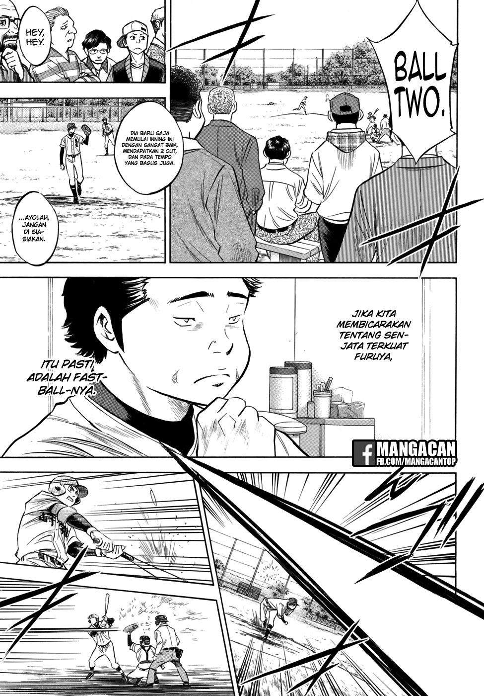 Diamond no Ace Act 2 Bab 117 halaman 9