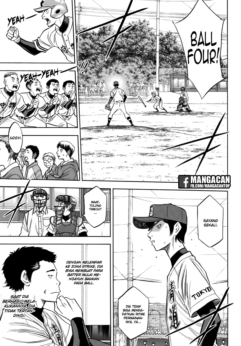 Diamond no Ace Act 2 Bab 117 halaman 11