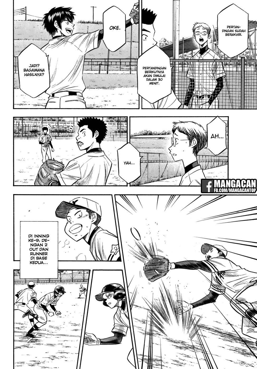 Diamond no Ace Act 2 Bab 119 halaman 16