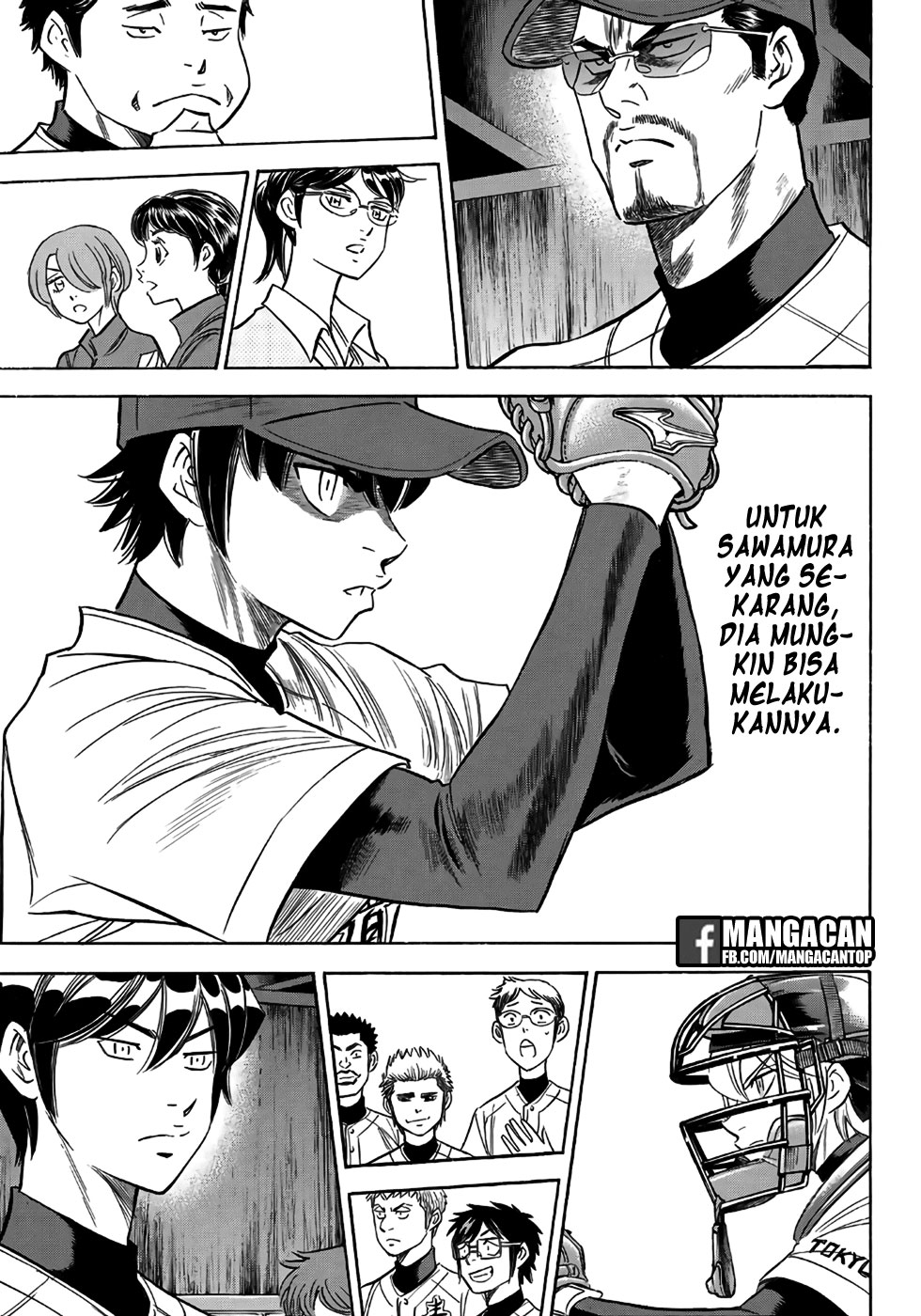 Diamond no Ace Act 2 Bab 121 halaman 8