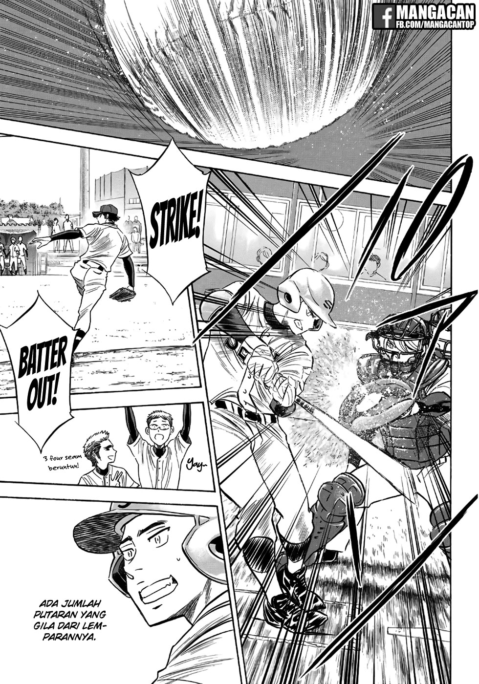 Diamond no Ace Act 2 Bab 121 halaman 14