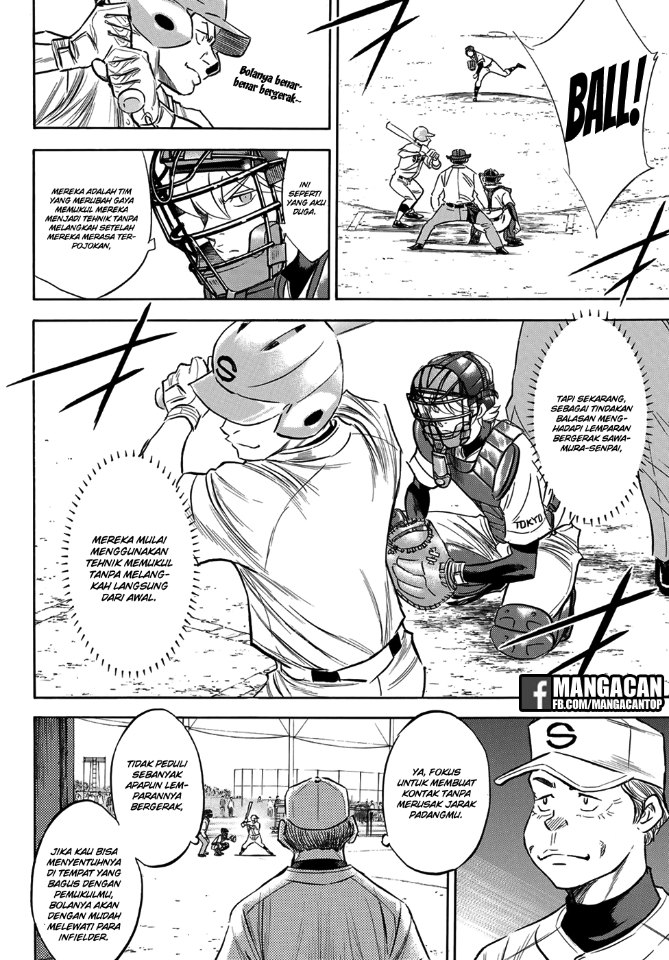 Diamond no Ace Act 2 chapter 123 halaman 10
