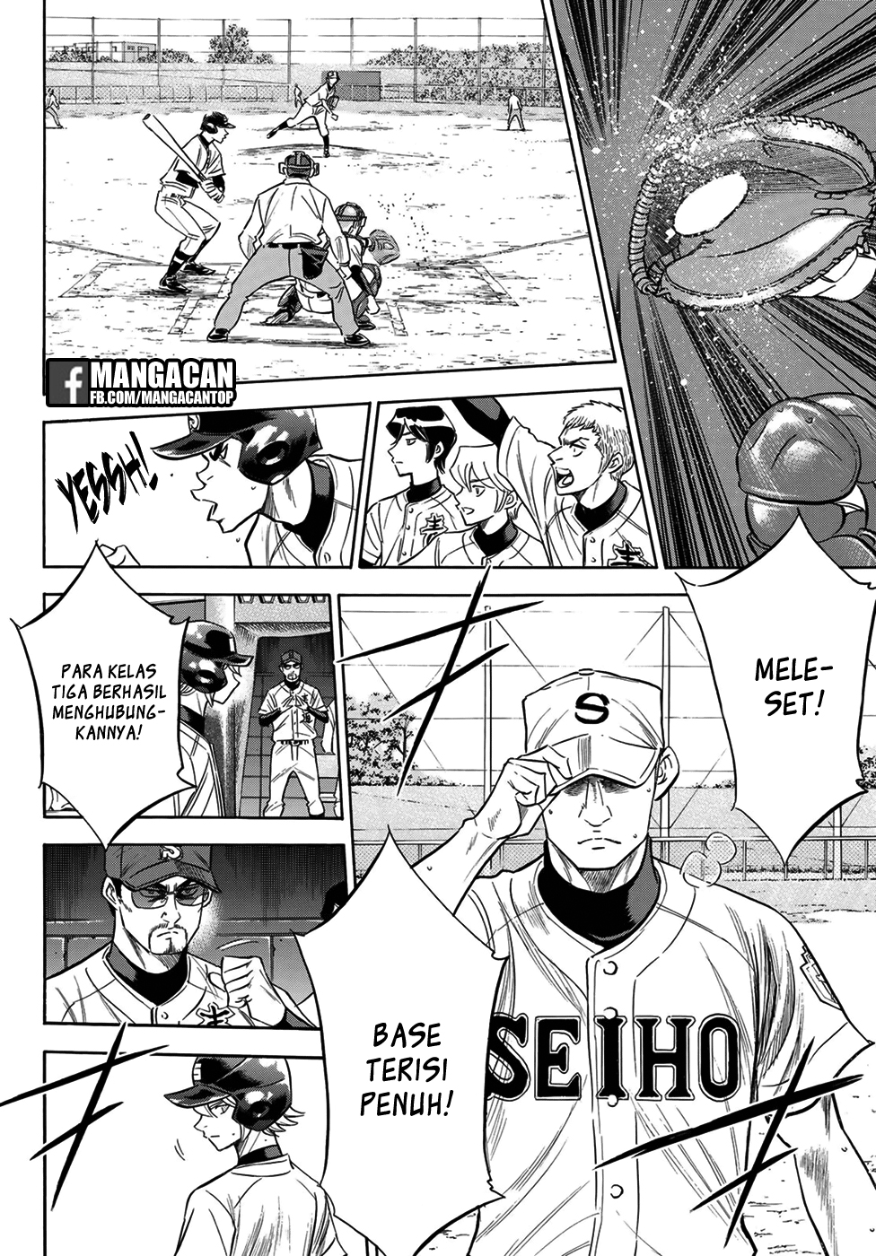 Diamond no Ace Act 2 Bab 124 halaman 12