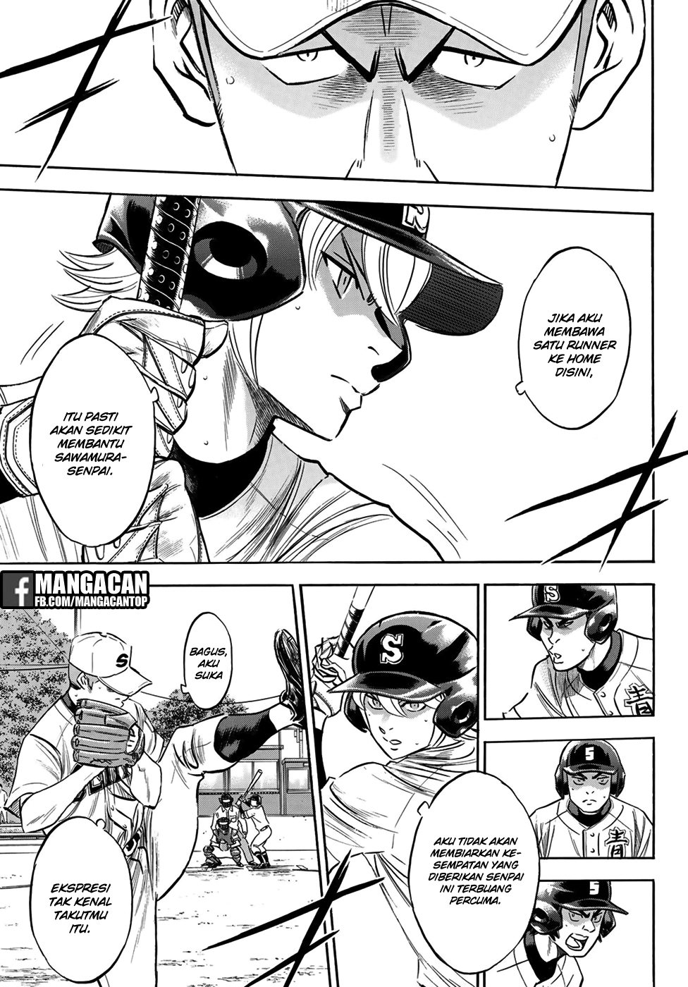 Diamond no Ace Act 2 Bab 124 halaman 15