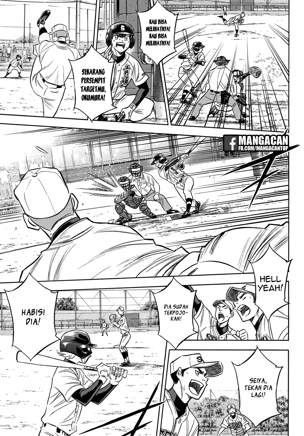 Diamond no Ace Act 2 Bab 124 halaman 17