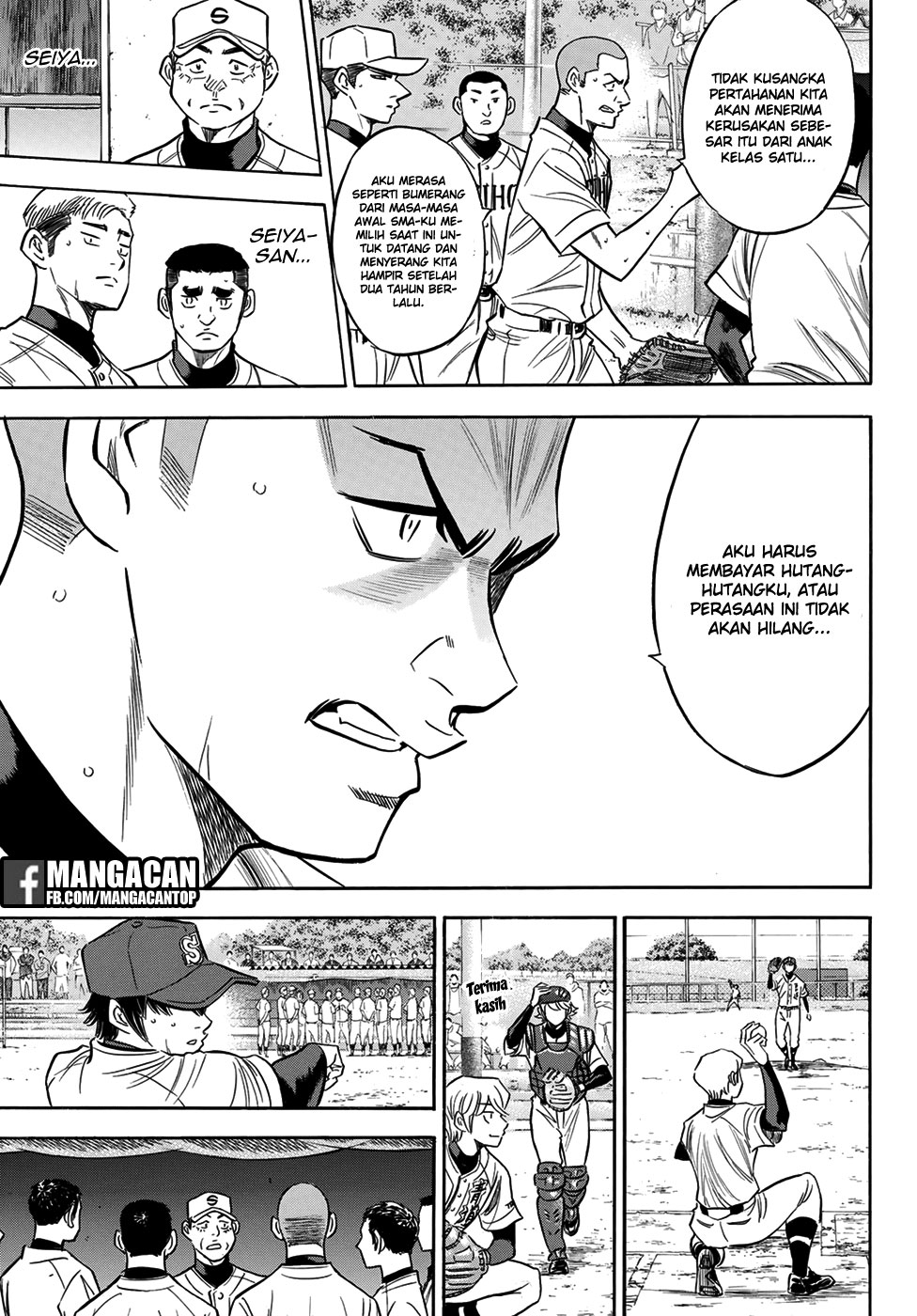 Diamond no Ace Act 2 chapter 126 halaman 10
