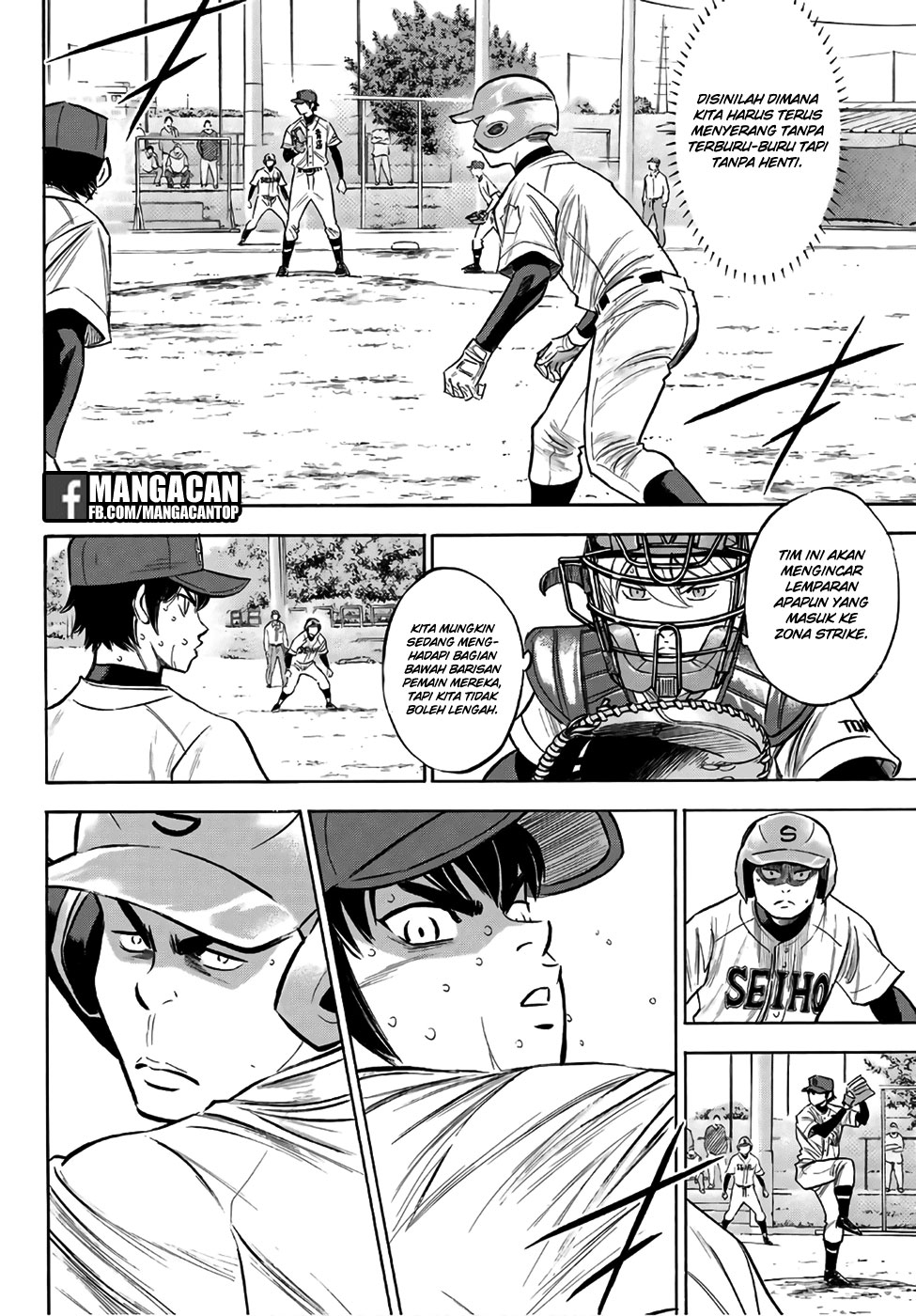 Diamond no Ace Act 2 chapter 127 halaman 8