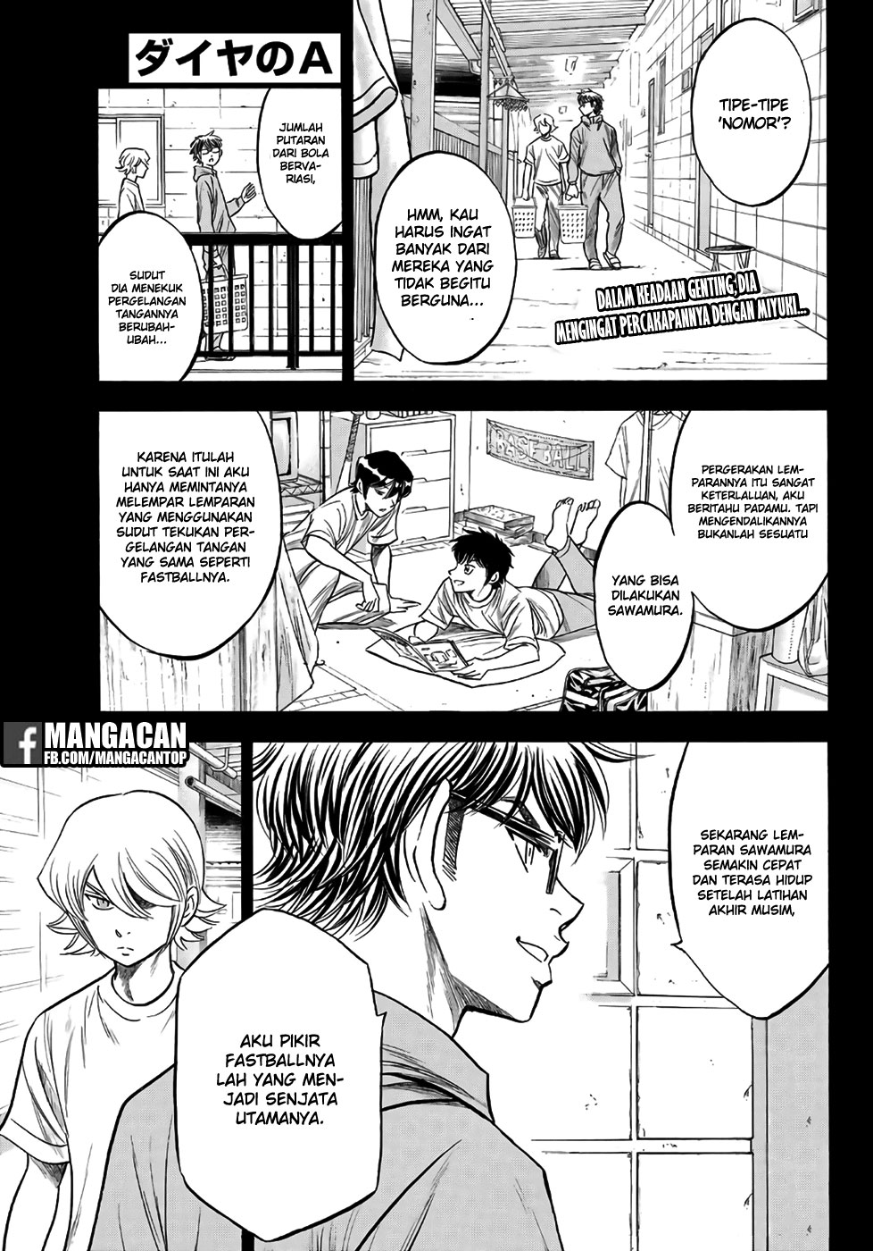 Diamond no Ace Act 2 Bab 128 halaman 1