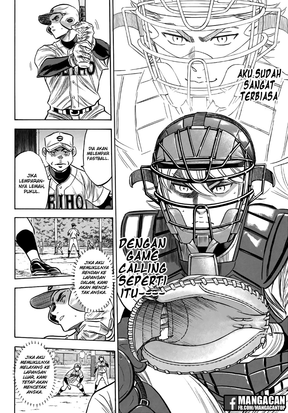 Diamond no Ace Act 2 Bab 128 halaman 4