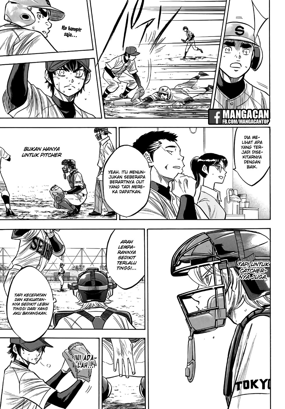 Diamond no Ace Act 2 Bab 128 halaman 13