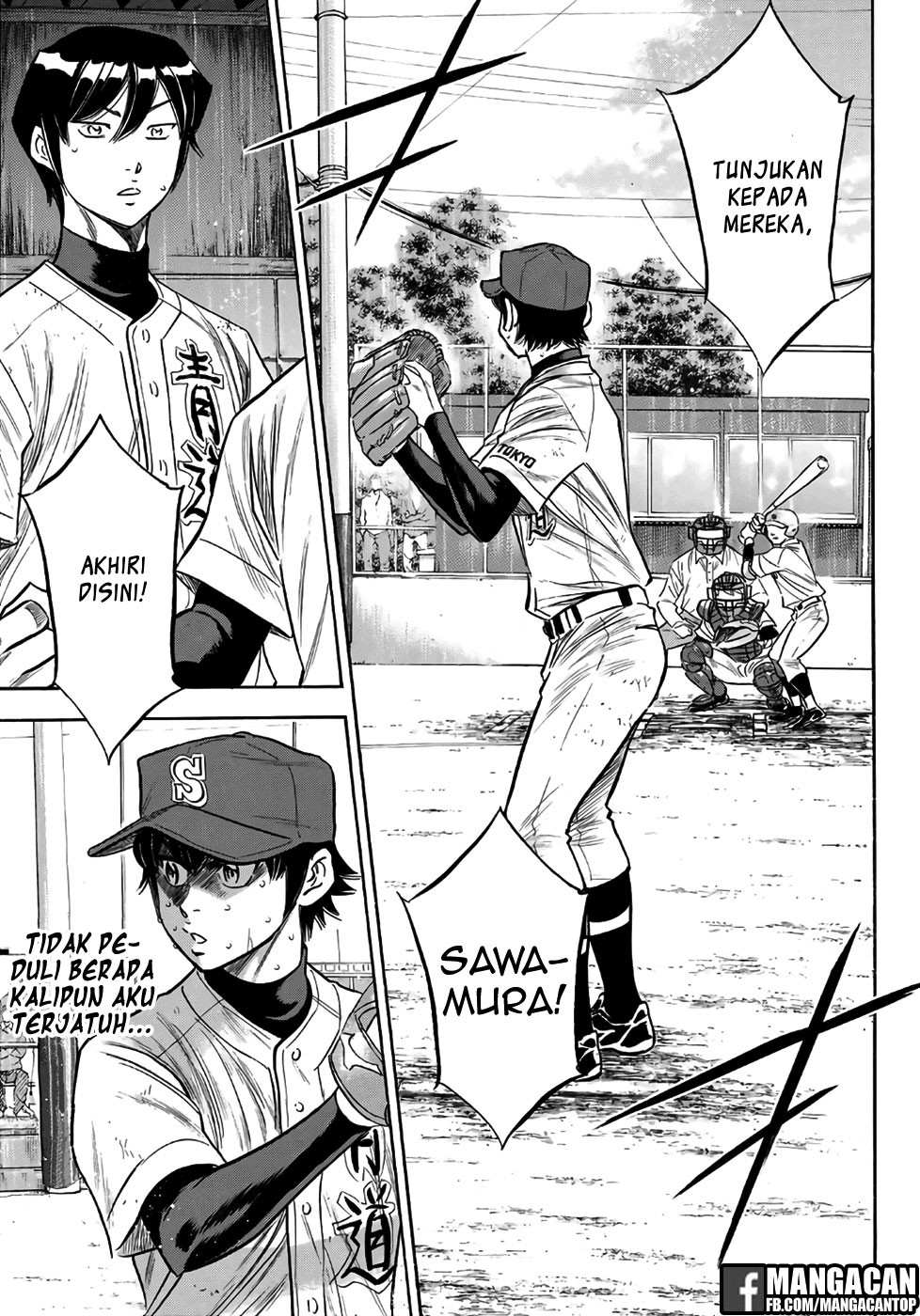 Diamond no Ace Act 2 Bab 128 halaman 19
