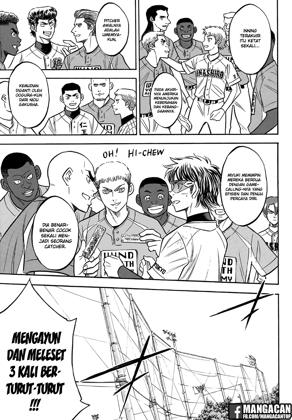 Diamond no Ace Act 2 Bab 129 halaman 3