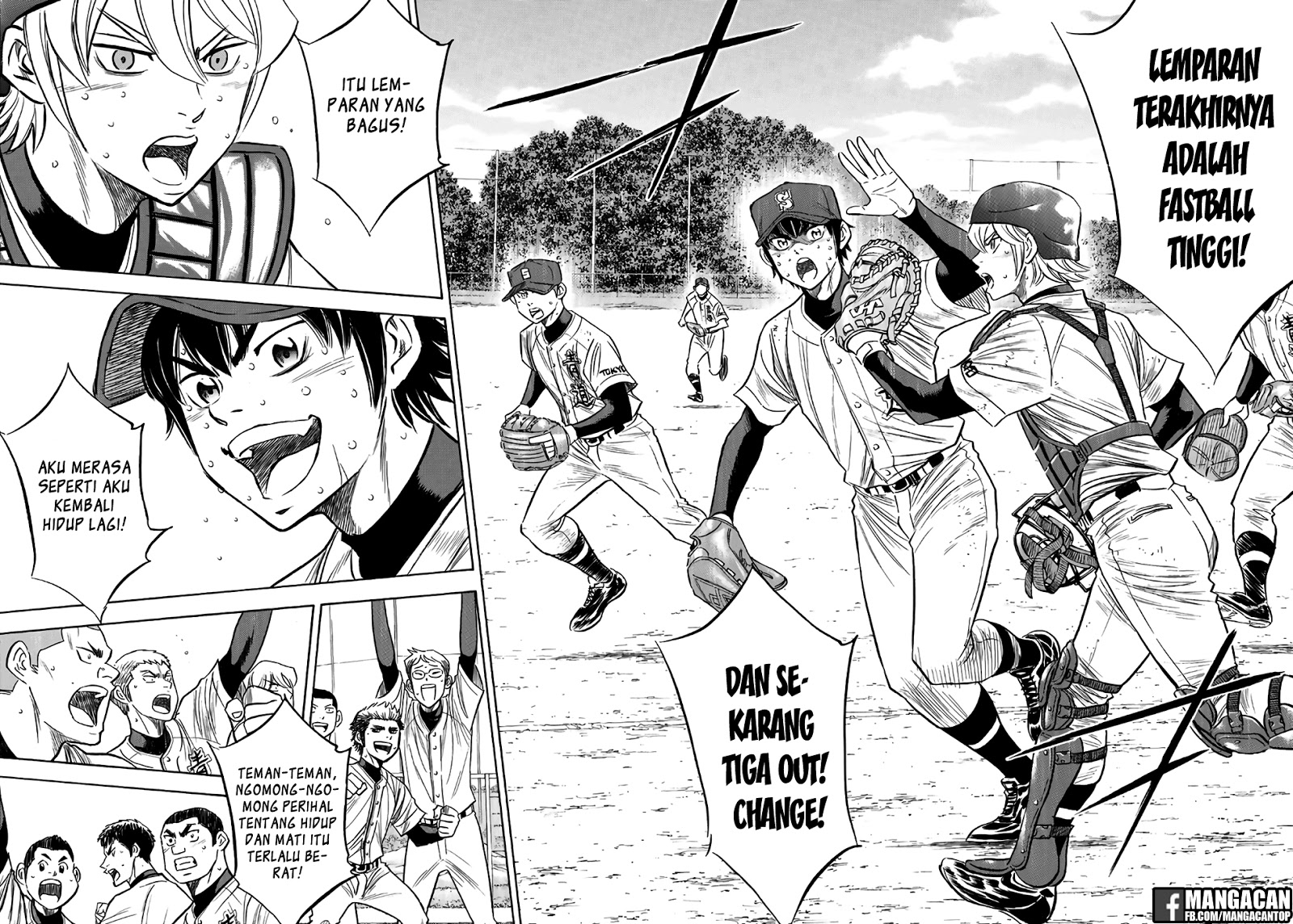 Diamond no Ace Act 2 Bab 129 halaman 4