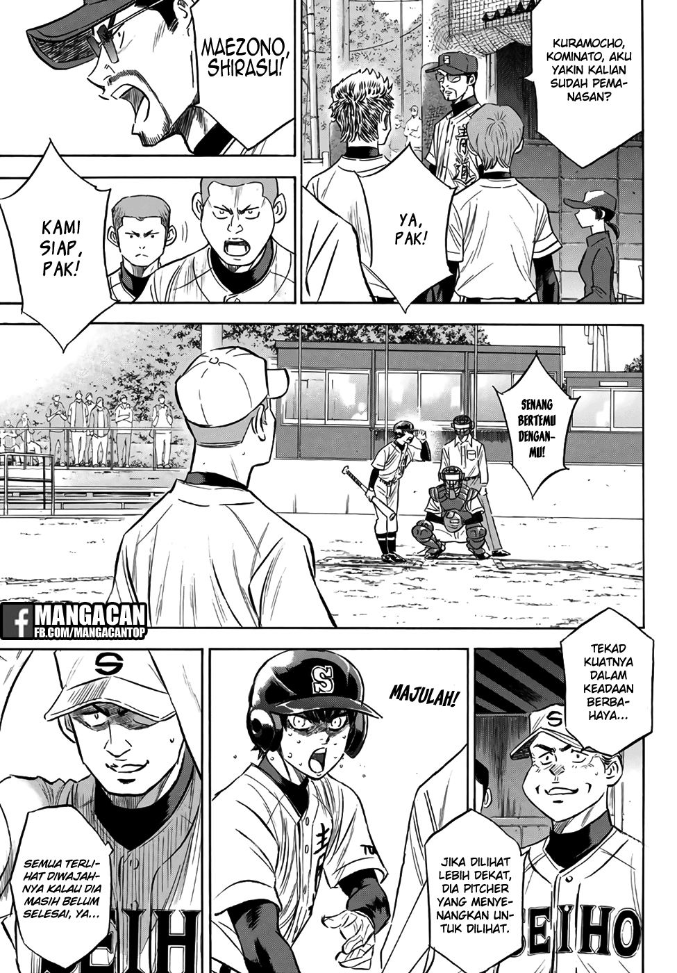 Diamond no Ace Act 2 Bab 129 halaman 10