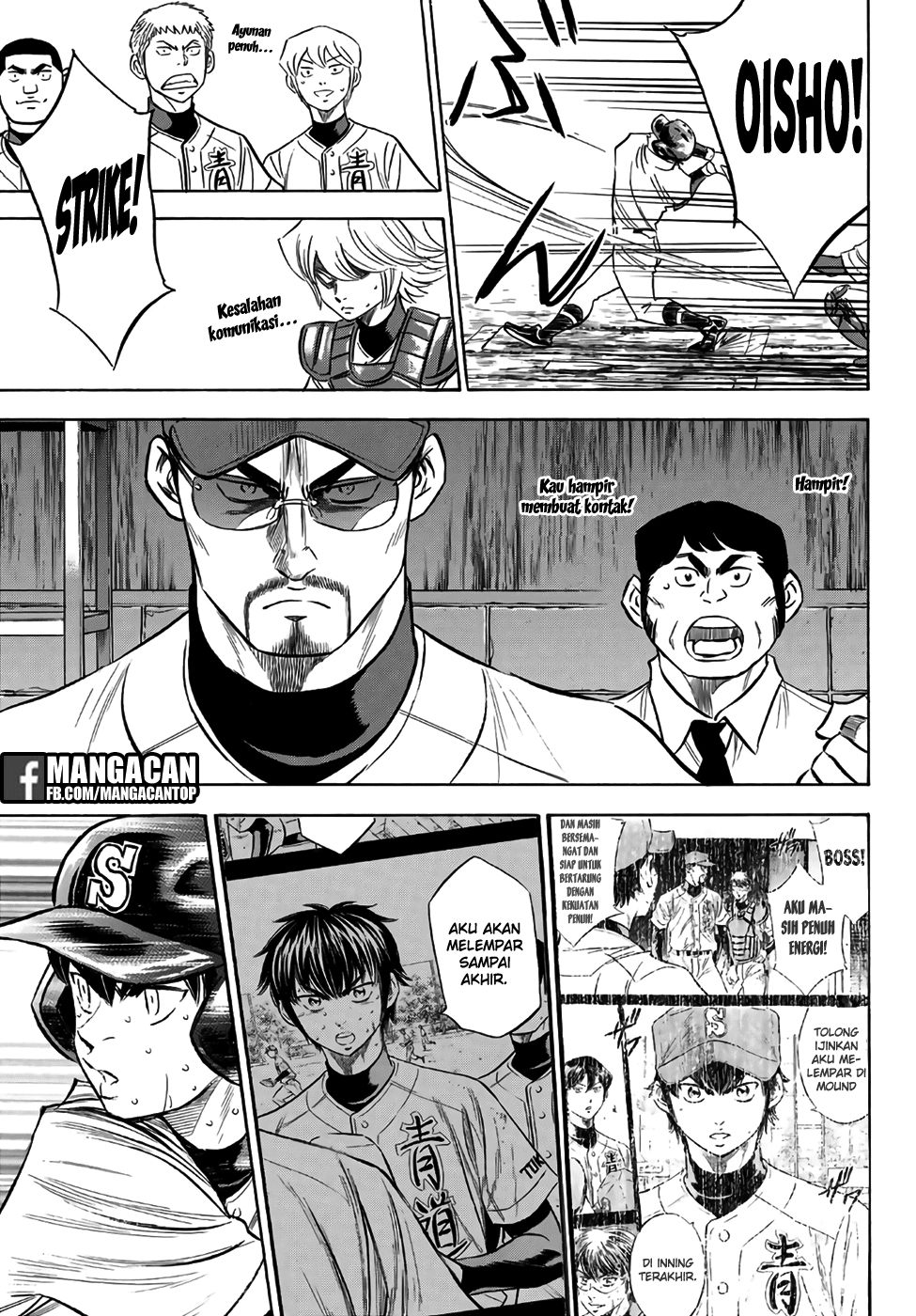 Diamond no Ace Act 2 Bab 129 halaman 12