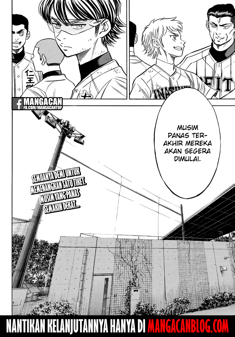 Diamond no Ace Act 2 Bab 129 halaman 19