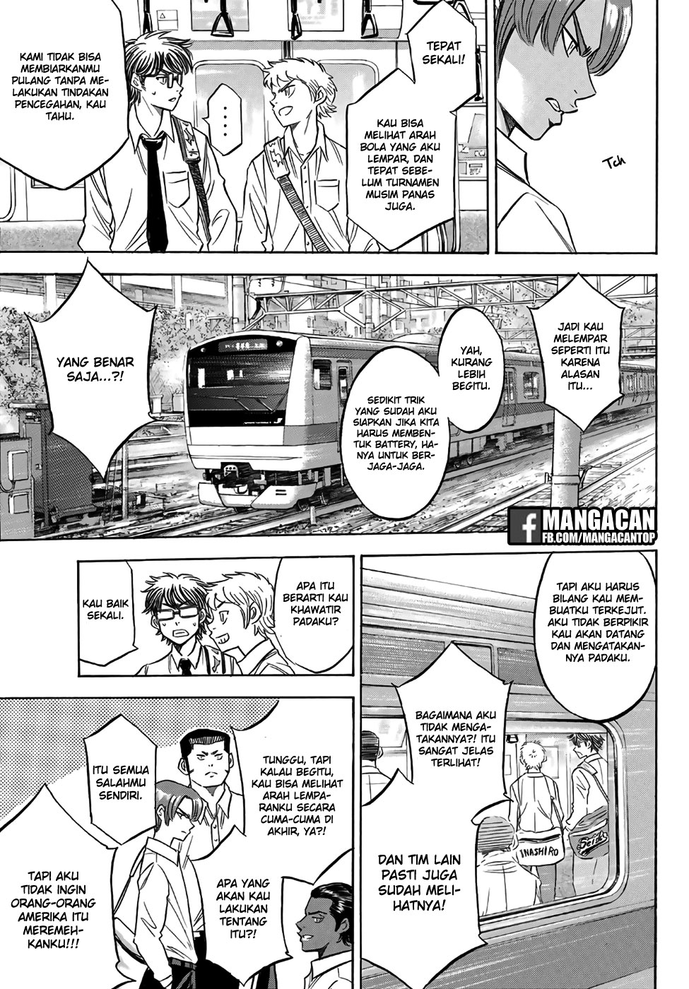 Diamond no Ace Act 2 Bab 130 halaman 5