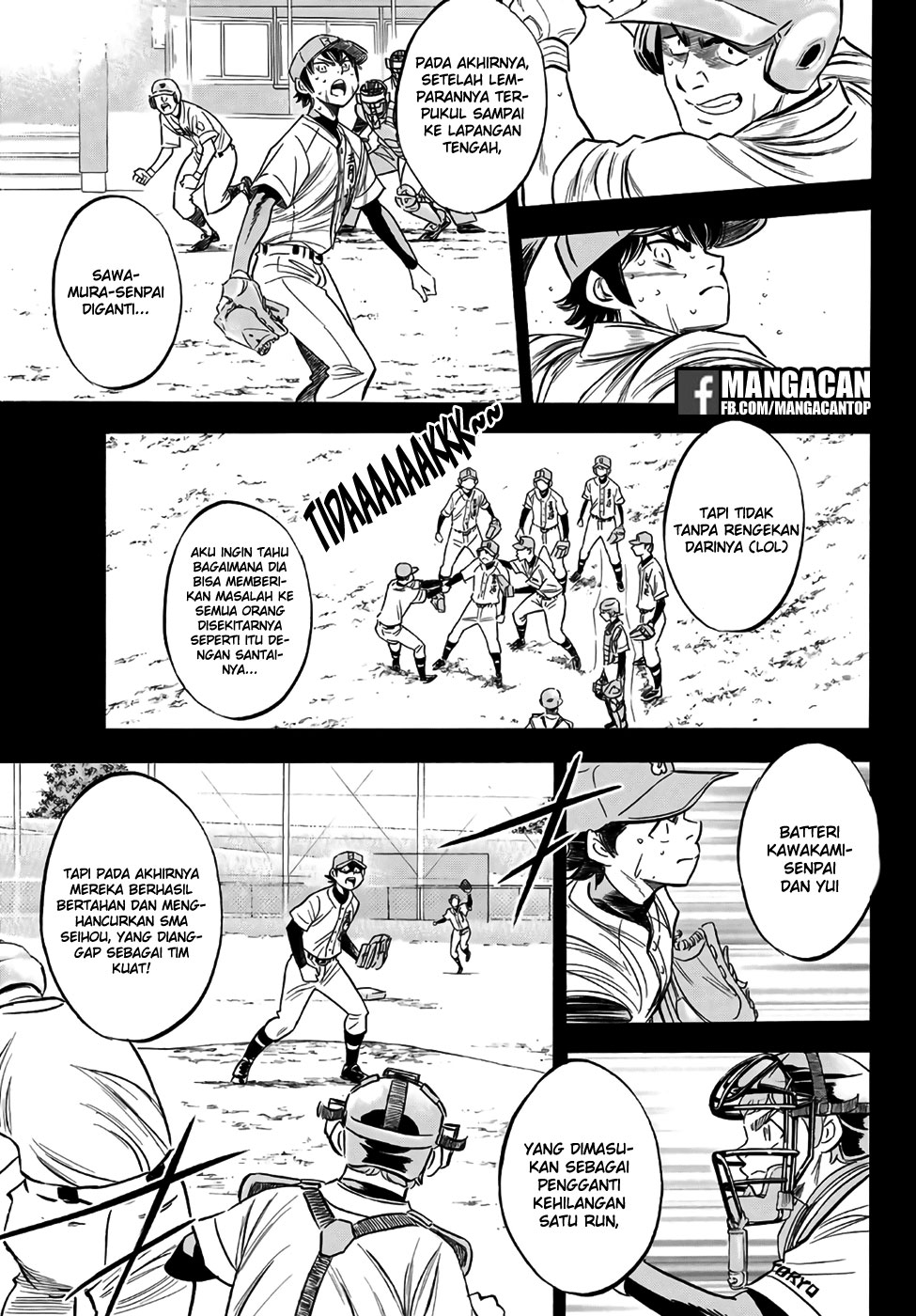 Diamond no Ace Act 2 Bab 130 halaman 11