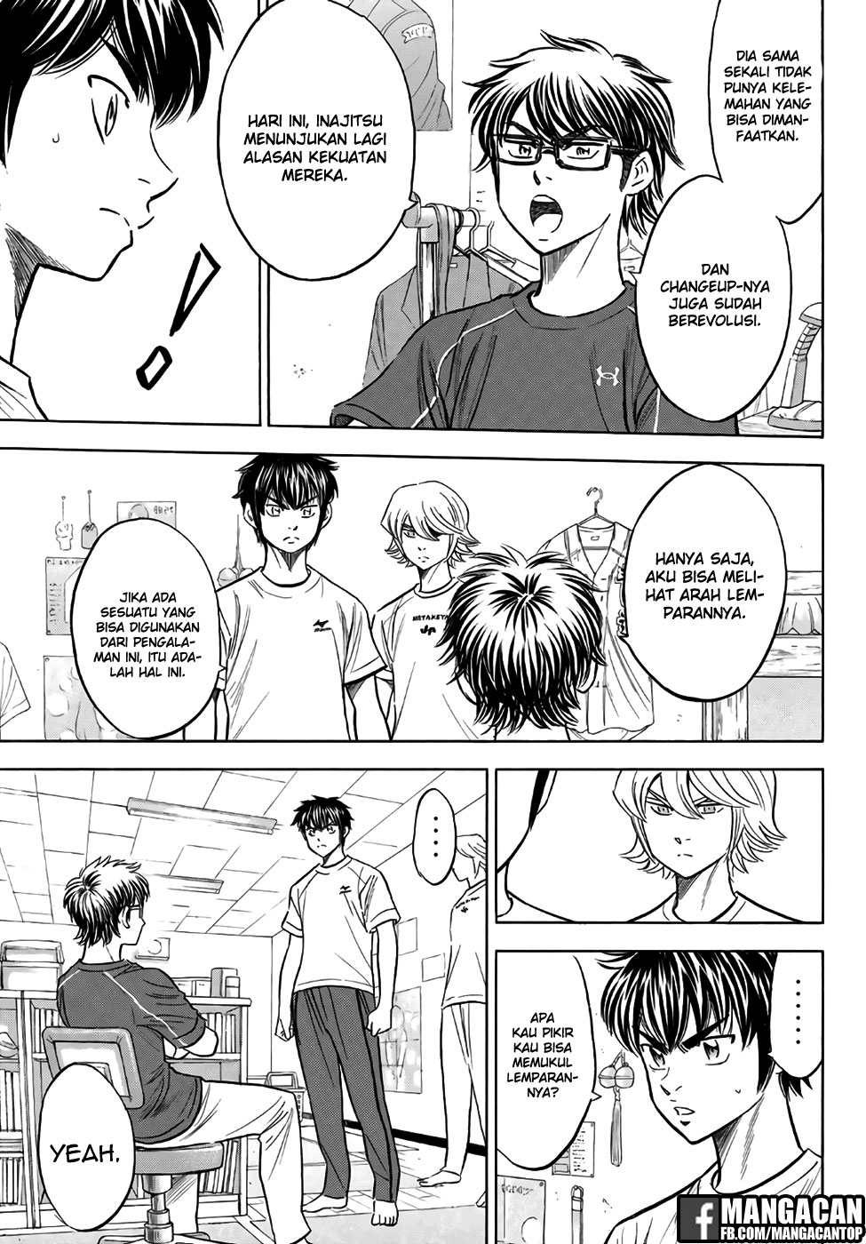 Diamond no Ace Act 2 Bab 131 halaman 13