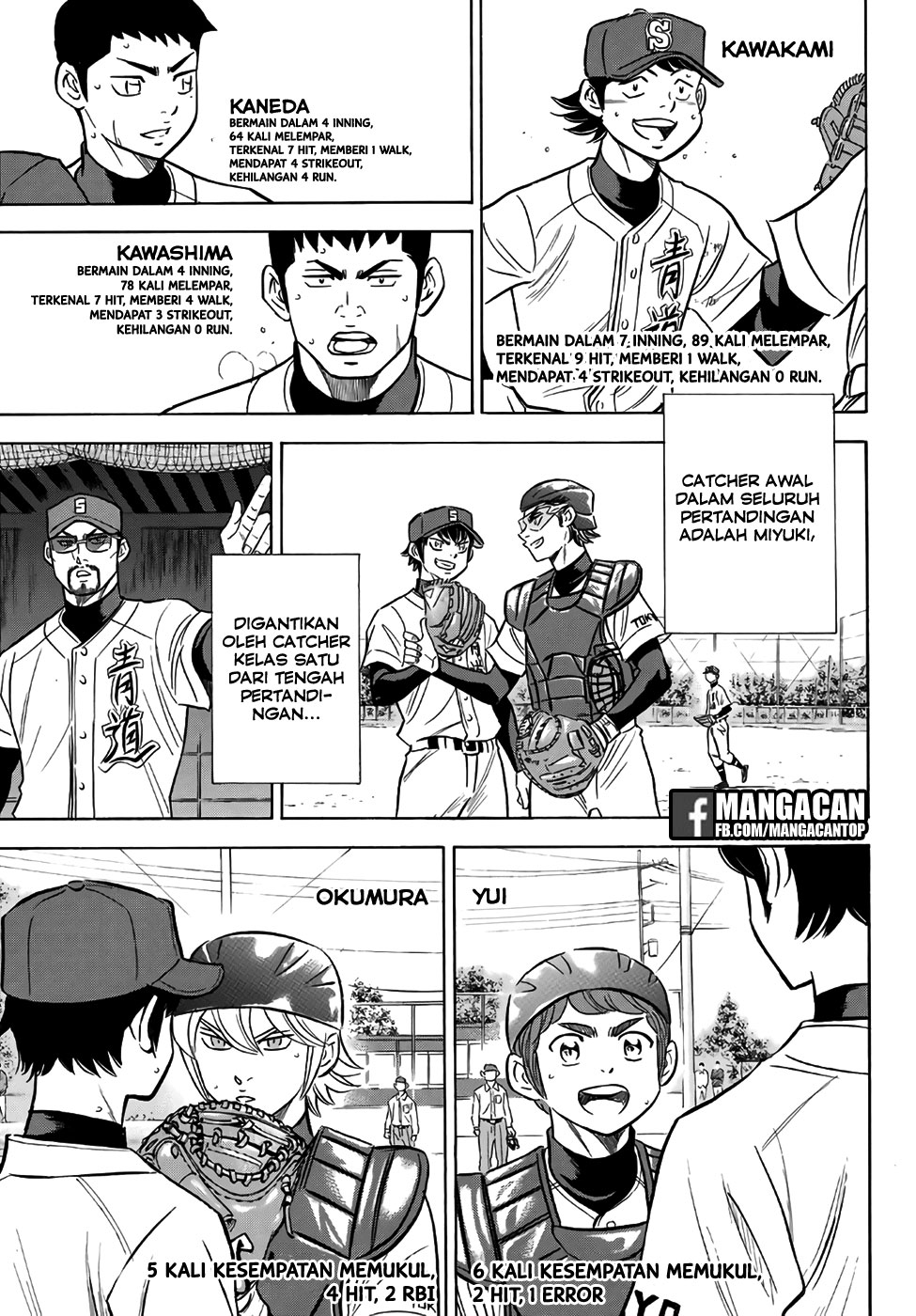 Diamond no Ace Act 2 chapter 132 halaman 19