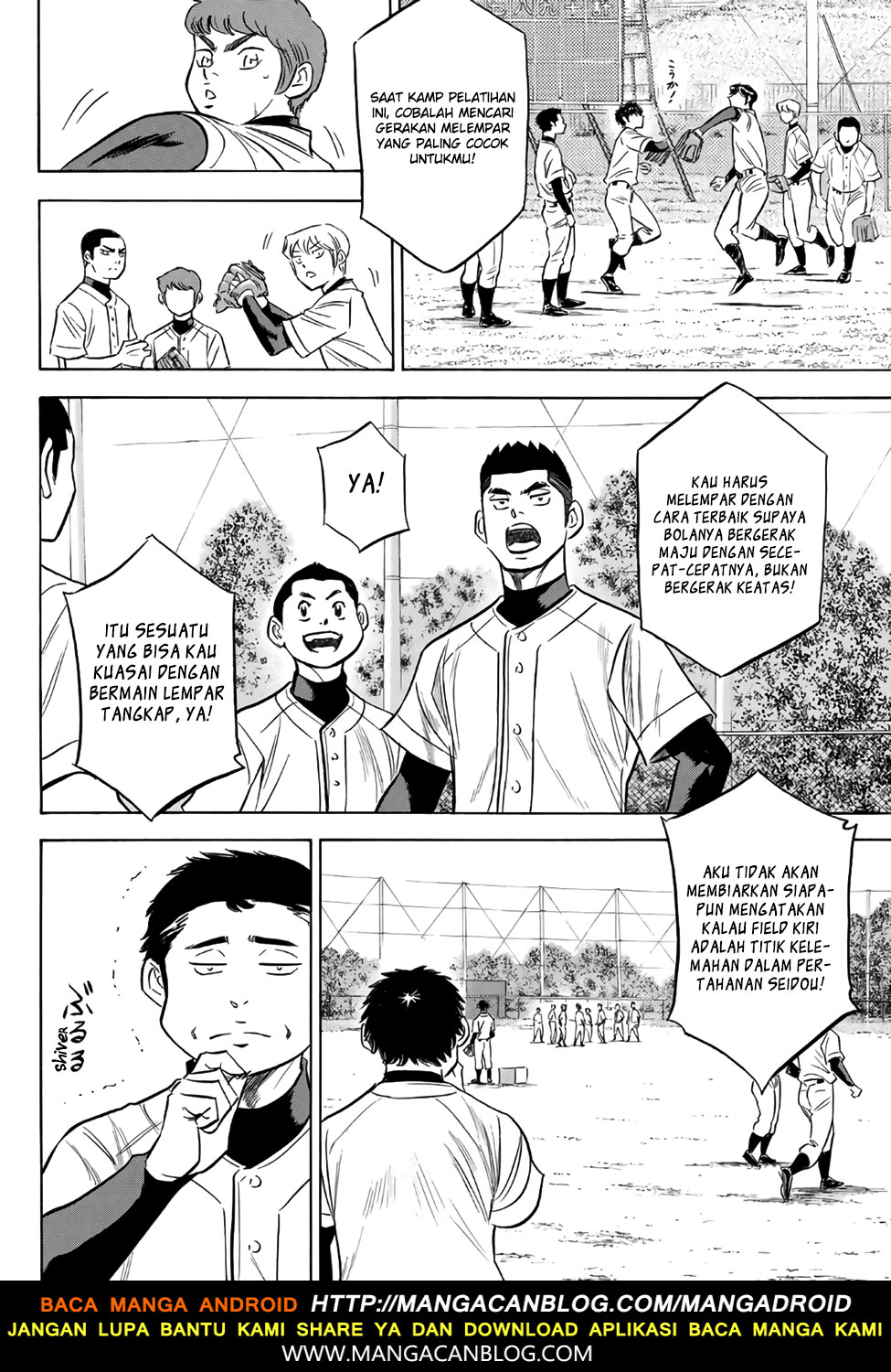 Diamond no Ace Act 2 chapter 135 halaman 14